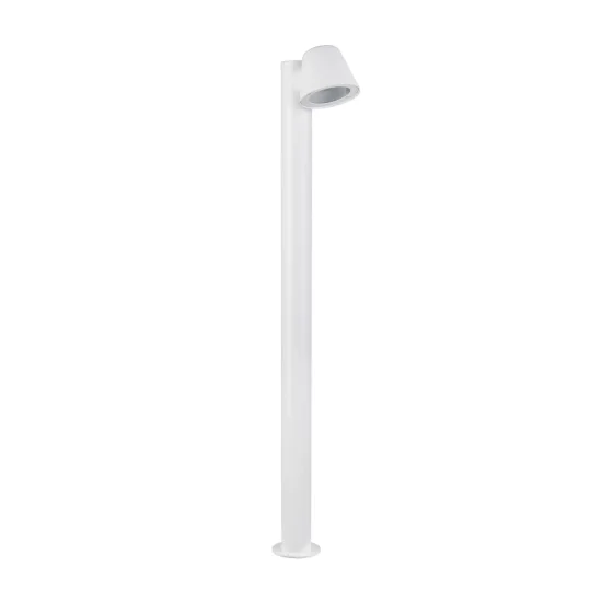 LÁMPARA DE PIE EXTERIOR GU10 BLANCO MATE 100CM IP44 MOSSEN 2