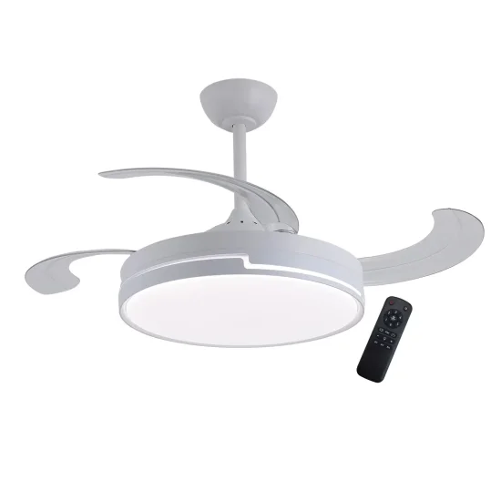 VENTILADOR DE TECHO LED 48W REGULABLE 4 ASPAS RETRÁCTILES ORIXA 2